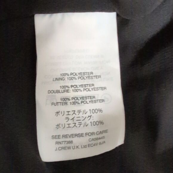 J. Crew Going Out Cami Tank Top 6 Black Velvet - Picture 4 of 6